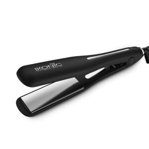 Ikonic Pro Titanium Shine 3.0 Hair Straightener – Black with Dual Titanium Plates