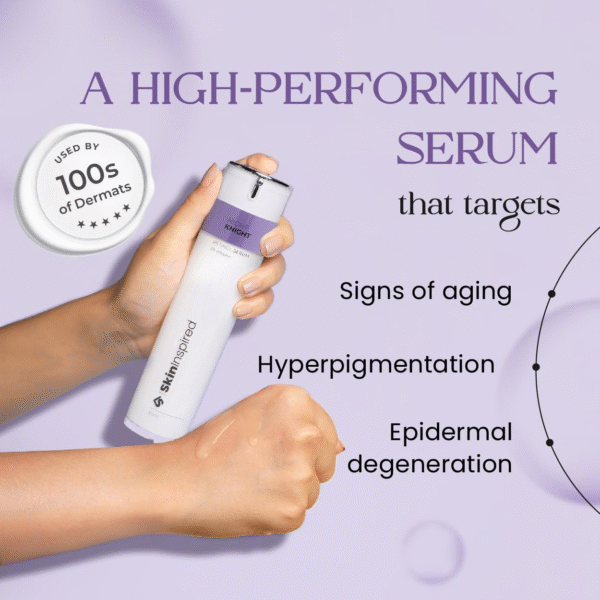 SkinInspired Retinol (2% vitAlease) Face Night Serum For Anti Aging | Promotes Cell Turnover for Youthful, Smooth Skin | Suitable For Men & Women | 50ml - Image 3