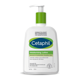 Cetaphil Moisturizing Lotion 500ml bottle for dry and sensitive skin – face and body daily use moisturizer